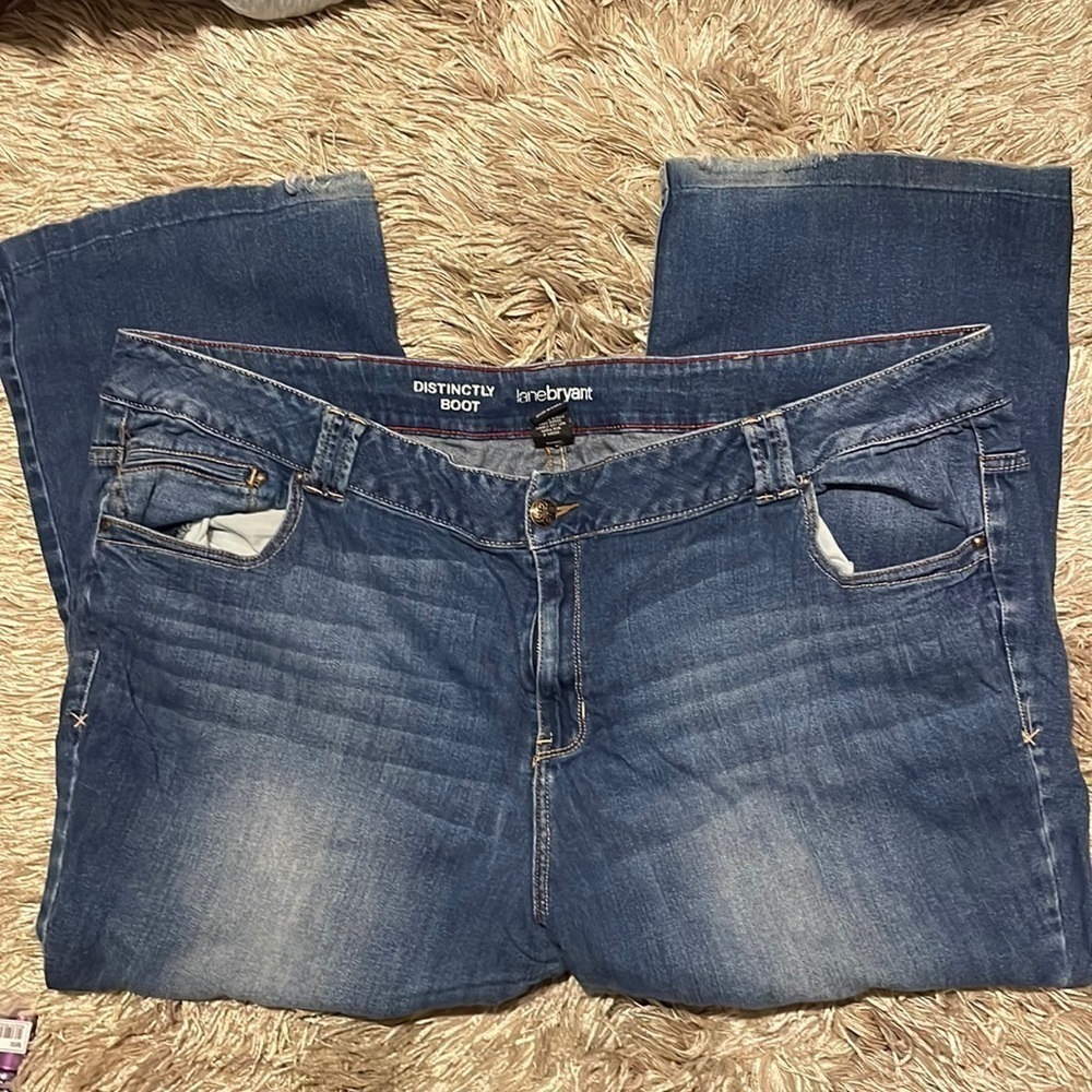Lane Bryant Distinctly‎ Boot Blue Jeans